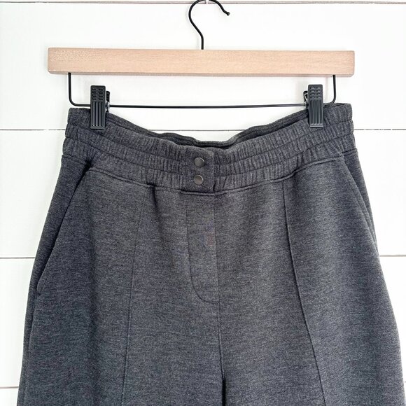 Spanx dark grey air essentials sweatshirt and wide leg pant set - Picture 7 of 9